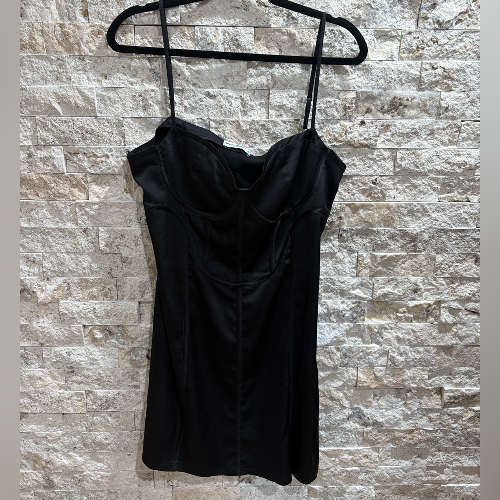 Classic Black Bustier Camisole dress size xl